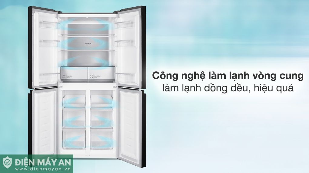 Tủ Lạnh Hitachi Inverter 466 Lít Multi Door HR4N7522DSDXVN